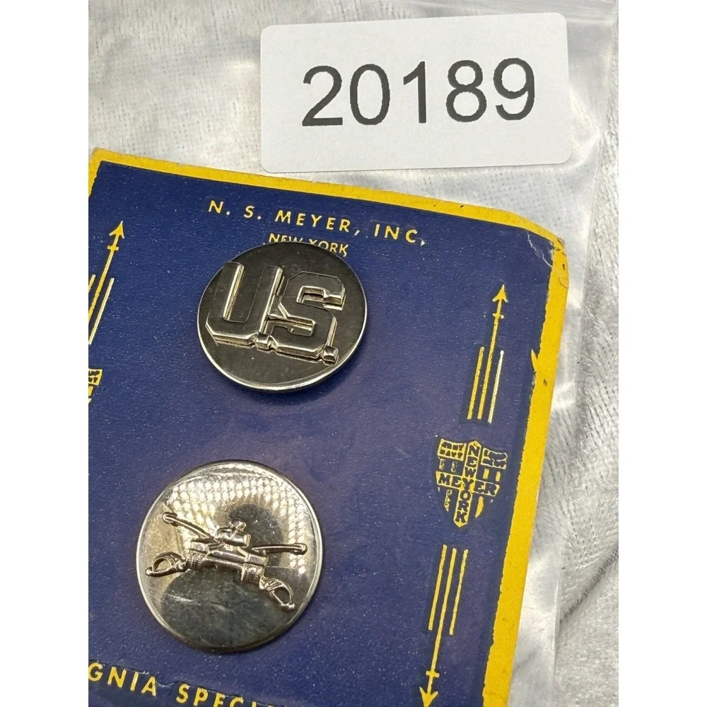 Vintage N.S Meyer Inc.‎ Pin US Military Specialist Insignia Silver Tone